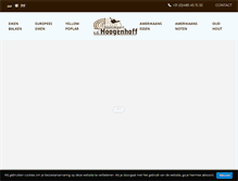 Tablet Screenshot of hoogenhoff.com